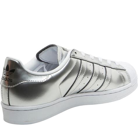 adidas superstar damen weiß silber 39|Adidas Superstar Women .